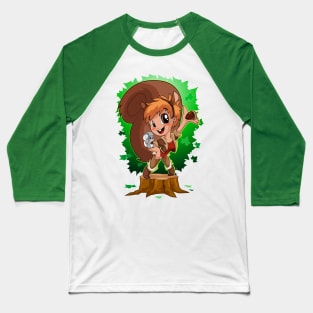 Squirrel Girl Baseball T-Shirt